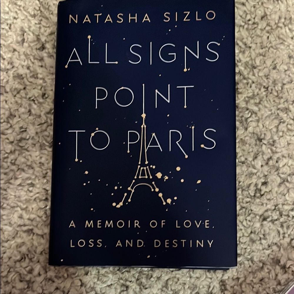 Natasha Couture 'All Signs Point to Paris' Book - Blue Cover
